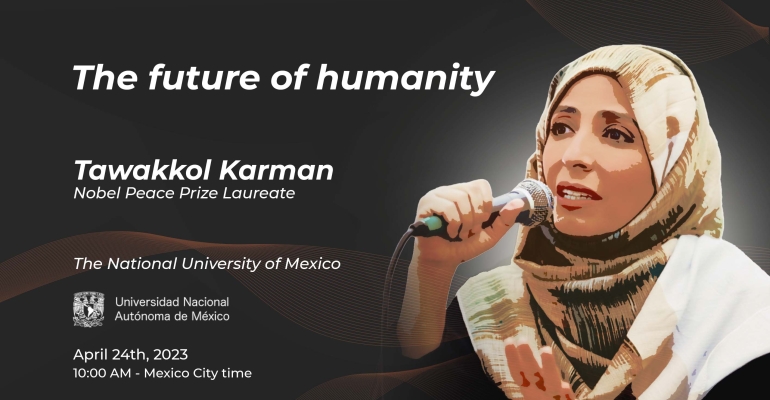 توكل كرمان تشارك في ندوة دولية تنظمها جامعة المكسيك الوطنية